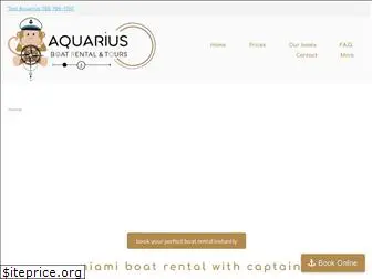 aquariusboatrental.com