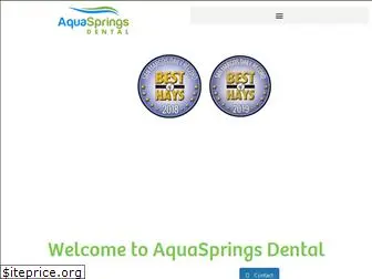 aquaspringsdental.com
