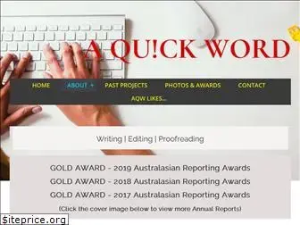 aquickword.com.au