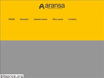 aransainmobiliaria.com