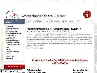 arbeitnehmerhilfe-muenchen.de