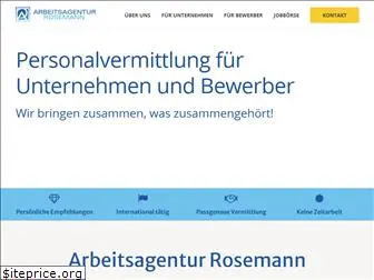 arbeitsagentur-rosemann.de