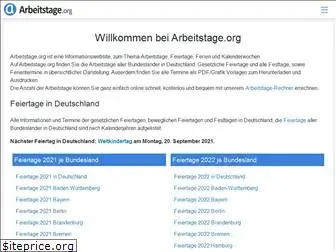 arbeitstage.org