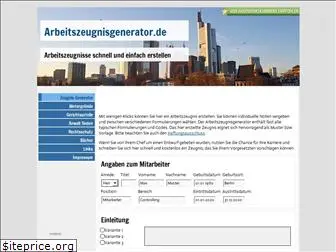 arbeitszeugnisgenerator.de