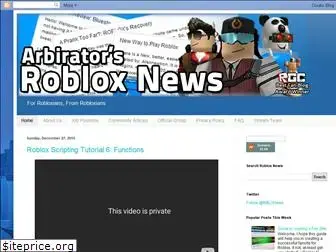 arbirator-robloxnews.blogspot.com