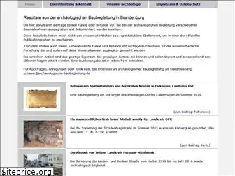 archaeologische-baubegleitung.de