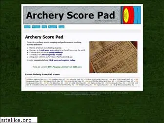 archeryscorepad.com