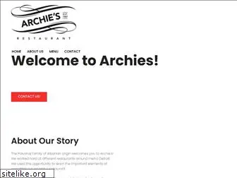 archiesrestaurant.com