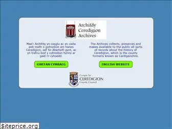 archifdy-ceredigion.org.uk