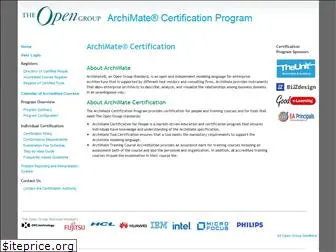 archimate-cert.opengroup.org