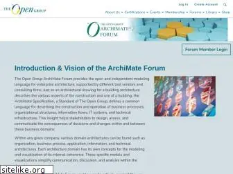 archimate.org