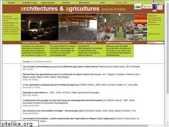architecturesagricultures.fr