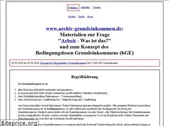 archiv-grundeinkommen.de