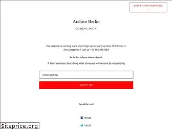 archiveberlin.com