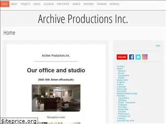 archiveproductions.org