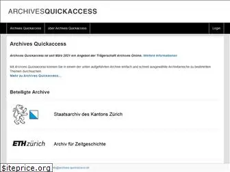archives-quickaccess.ch