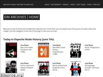 archives.depechemode.com