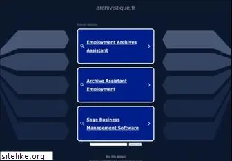 archivistique.fr