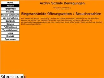 archivsozialebewegungen.de