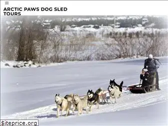 arcticpawsdogsledtours.com