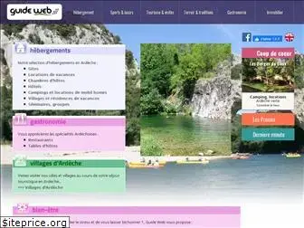 ardeche.guideweb.com