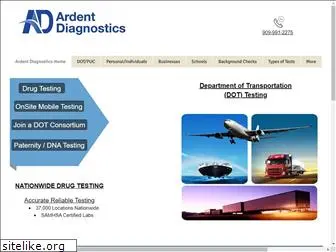 ardentdiagnostics.com