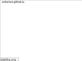 ardiartani.github.io
