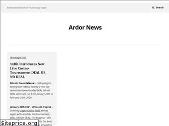 ardor.news