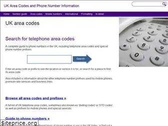 area-codes.org.uk