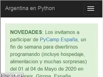 argentinaenpython.com