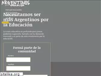 argentinosporlaeducacion.org
