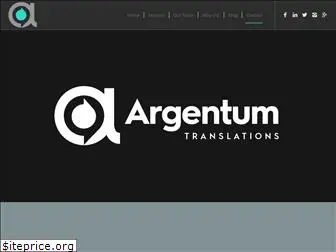 argentumtranslations.com