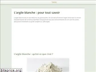 argile-blanche.com