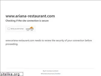 ariana-restaurant.com