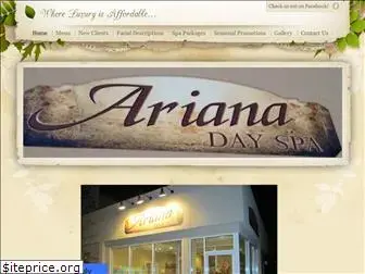 arianadayspa.com