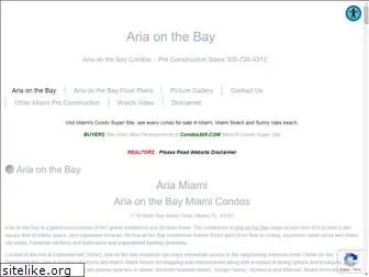 ariaonthebaycondos.com