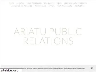 ariatupublicrelations.com