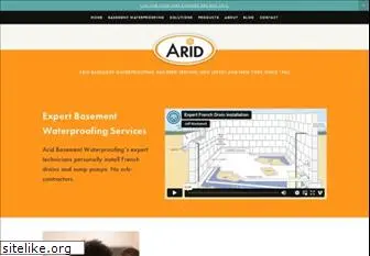 aridbasementwaterproofing.com