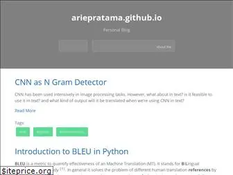 ariepratama.github.io