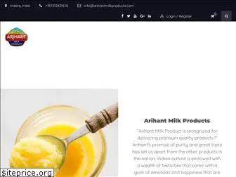 arihantmilkproducts.com