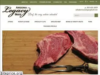 arizonalegacybeef.com