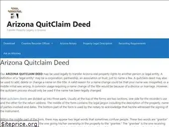 arizonaquitclaimdeed.com