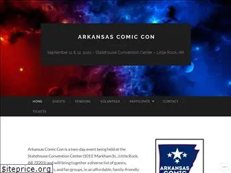 arkansascomiccon.com