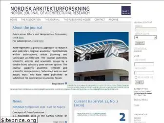 arkitekturforskning.net