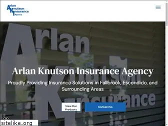 arlanknutsoninsurance.com