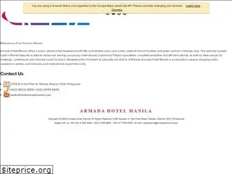 armadahotelmanila.com