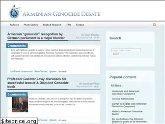 armeniangenocidedebate.com