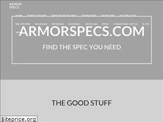 armorspecs.com