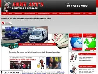 armyantsremovals.com