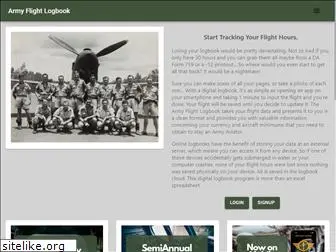 armyflightlogbook.com